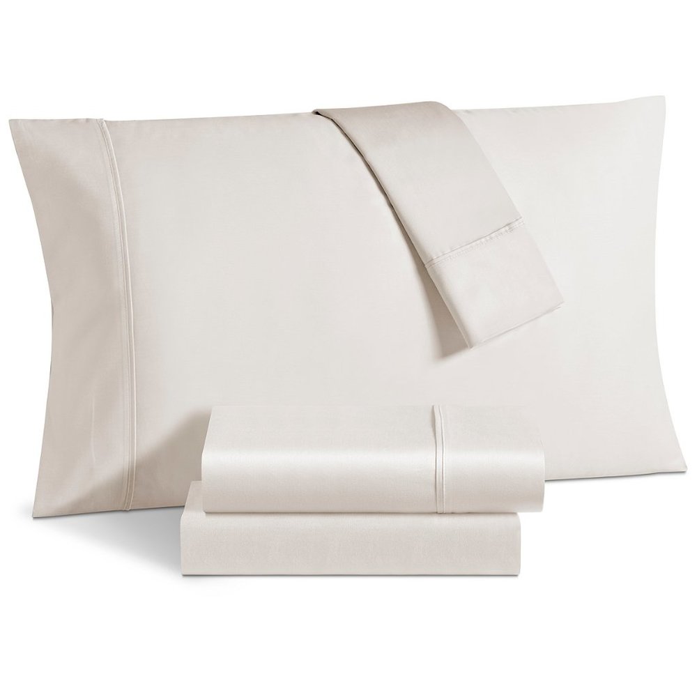 Sunham Macy's 6 Pc. Ivory King Sheet Set